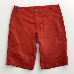 Rab Rockover Shorts Rock Climbing Men Sz 34 orange Outdoor Hiking Mountains